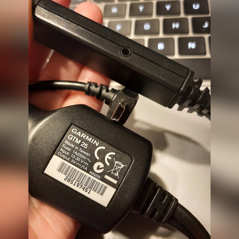 Garmin GTM25 GPS Traffic Receiver charger